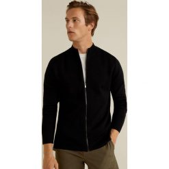 Mango Man - Sweter Double. Czarne kardigany damskie marki Mango Man, s, z bawełny. Za 229,90 zł.