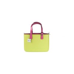TORBA MEDIUM PRIMA APPLE GREEN. Zielone torebki klasyczne damskie marki Doubleu bag, bez wzorów. Za 269,00 zł.
