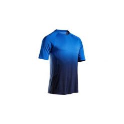 Koszulka do biegania krótki rękaw KIPRUN CARE męska. Niebieskie koszulki męskie KALENJI, xl, z poliesteru, krótkie, do biegania. Za 59,99 zł.