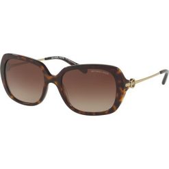 Michael Kors - Okulary Carmel. Pomarańczowe okulary przeciwsłoneczne damskie marki Michael Kors, prostokątne. W wyprzedaży za 499,90 zł.
