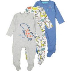 Bielizna chłopięca: mothercare BOYS DINO HANGING SLEEPSUITS 3 PACK Piżama brights multi