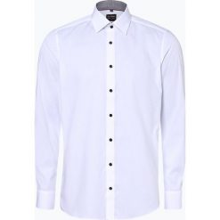 Olymp Level Five - Koszula męska łatwa w prasowaniu, czarny. Czarne koszule męskie na spinki OLYMP Level Five, m, z klasycznym kołnierzykiem. Za 249,95 zł.
