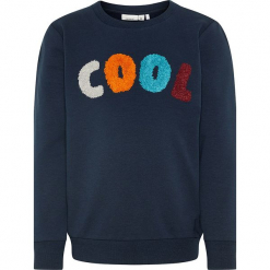 Bluza "Raste" w kolorze granatowym. Niebieskie bluzy niemowlęce marki name it boys, z aplikacjami, z bawełny. W wyprzedaży za 49,95 zł.