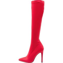 Buty zimowe damskie: RAID TEGAN Kozaki na obcasie red