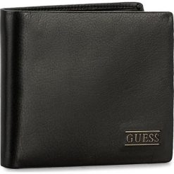 Portfele męskie: Duży Portfel Męski GUESS – New Boston Slg SM4014 LEA20 BLA