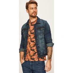 Blend - Kurtka jeansowa. Niebieskie płaszcze męskie Blend, s, z elastanu, krótkie. Za 169,90 zł.