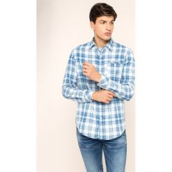 Koszula G-Star Raw Bristum D14071-7058-9469. Niebieskie koszule męskie G-Star RAW, m, bez wzorów, z bawełny, retro, bez kołnierzyka, bez rękawów. W wyprzedaży za 259,00 zł.