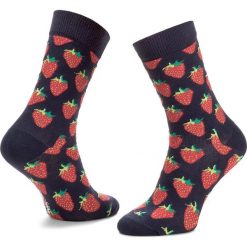 Skarpety Wysokie Unisex HAPPY SOCKS - STB01-6000 Granatowy. Niebieskie skarpetki męskie marki Happy Socks, z bawełny. Za 34,90 zł.