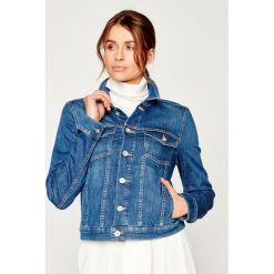 Kurtka jeansowa Marc O'Polo M02 9110 25035. Niebieskie kurtki damskie Marc O'Polo, m, bez wzorów, z elastanu, bez kaptura. W wyprzedaży za 419,00 zł.