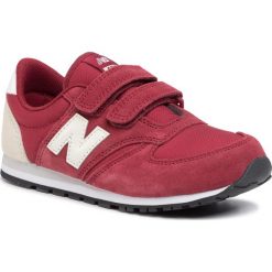 Sneakersy NEW BALANCE - YV420YR Bordowy. Czerwone trampki chłopięce New Balance, bez wzorów, z zamszu, na rzepy. Za 229,00 zł.
