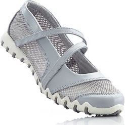 Baleriny bonprix jasnoszary. Szare baleriny damskie bonprix, w paski. Za 74,99 zł.