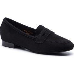Półbuty KAZAR - Nigella 38447-02-00 Black. Czarne półbuty damskie Kazar, bez wzorów, ze skóry, klasyczne, na wysokim obcasie, na płaskiej podeszwie, bez zapięcia. Za 449,00 zł.