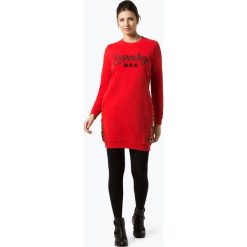 Superdry - Sukienka damska, czerwony. Czerwone sukienki damskie Superdry, xl, z haftami, bez kołnierzyka, bez rękawów. Za 279,95 zł.