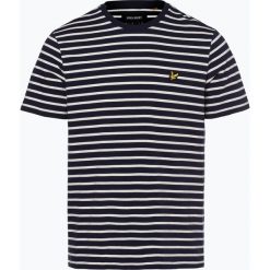 Lyle & Scott - T-shirt męski, czarny. Czarne t-shirty męskie marki Lyle & Scott, m, bez wzorów, prążkowane, casualowe, bez kołnierzyka. Za 149,95 zł.