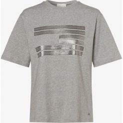 Tommy Hilfiger - T-shirt damski, szary. Szare t-shirty damskie TOMMY HILFIGER, xs, z nadrukiem, z bawełny, bez kołnierzyka. Za 229,95 zł.