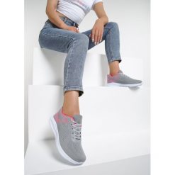 Jasnoszare Buty Sportowe Nesopheu. Szare buty sportowe damskie Renee, bez wzorów, sportowe, do biegania. Za 89,99 zł.