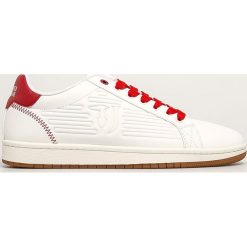 Trussardi Jeans - Buty. Białe sneakersy męskie Trussardi Jeans, na sznurówki. W wyprzedaży za 339,90 zł.