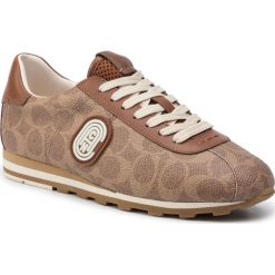 Sneakersy COACH - C170 Runner Cc Ltr G4345 229207 Tan/Saddle. Pomarańczowe półbuty damskie Coach, ze skóry ekologicznej. Za 649,00 zł.