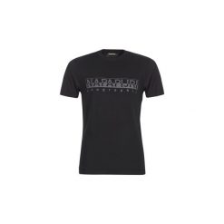 T-shirty z krótkim rękawem Napapijri SEVORA. Czarne t-shirty męskie marki Napapijri, s, bez wzorów, bez kołnierzyka, krótkie. Za 189,00 zł.
