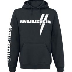 Bluzy męskie: Rammstein White Cross Bluza z kapturem czarny
