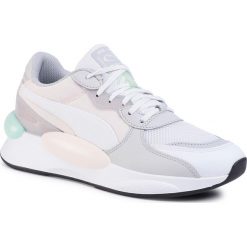 Sneakersy PUMA - Rs 9.8 Fresh 371571 05 P White/Rosewater/High Rise. Szare półbuty damskie Puma, ze skóry ekologicznej. W wyprzedaży za 319,99 zł.