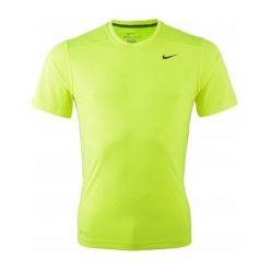 Nike Koszulka Sportowa Legacy Ss Top 646155 702 L. Żółte koszulki do fitnessu męskie Nike, l, dri-fit (nike). W wyprzedaży za 89,00 zł.