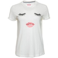 Mustang T-Shirt Damski Fancy, L, Biały. Białe koszulki damskie Mustang, l, bez wzorów, bez kołnierzyka, bez rękawów. Za 128,00 zł.