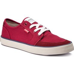 Tenisówki LEVI'S - 229805-733-86 Medium Red. Czerwone półbuty męskie Levi's®, bez wzorów, ze skóry, eleganckie, bez zapięcia. Za 239,00 zł.