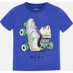 Mayoral - T-shirt dziecięcy 92-134 cm. Żółte t-shirty chłopięce marki Mayoral, z nadrukiem, z bawełny, bez rękawów. Za 60,90 zł.