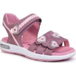 Sandały SUPERFIT - 6-06133-90 S Lila/Rosa. Fioletowe sandały dziewczęce Superfit, z weluru, bez zapięcia. W wyprzedaży za 219,00 zł.