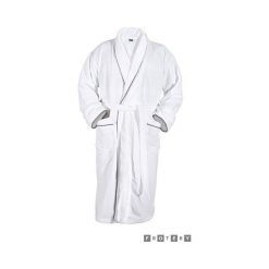 FROTERY szlafrok damski Twins WHITE XS. Białe szlafroki damskie Frotery, xs, bez wzorów, z bawełny, bez rękawów, bez kaptura. Za 283,00 zł.