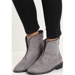 Szare Botki Wild Thoughts. Szare workery damskie Born2be, militarne, z okrągłym noskiem, na płaskiej podeszwie. Za 64,99 zł.