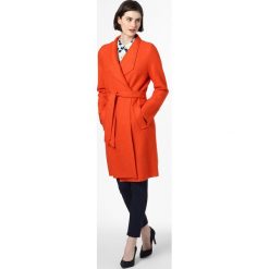 S.Oliver - Płaszcz damski, pomarańczowy. Pomarańczowe płaszcze damskie S.Oliver, s, bez wzorów, z wełny. Za 599,95 zł.