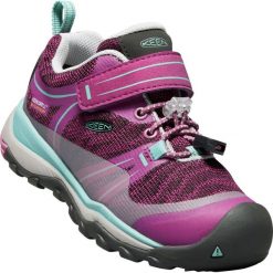 KEEN buty dziecięce Terradora Low Wp K, Boysenberry/Red Violet US 8 (EU 24). Czerwone buty dziewczęce sportowe Keen, bez wzorów, z gumy, bez zapięcia. Za 319,00 zł.
