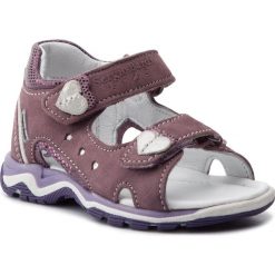 Sandały SERGIO BARDI KIDS - SBK-01-01-000032 635. Fioletowe sandały dziewczęce Sergio Bardi Kids, ze skóry, bez zapięcia. W wyprzedaży za 49,00 zł.