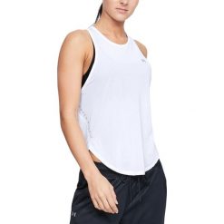 Under Armour Armour Sport Podkoszulek Biały. Białe podkoszulki damskie Under Armour, l, bez wzorów, z elastanu, bez rękawów. Za 137,95 zł.