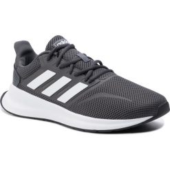 Buty adidas - Runfalcon F36200 Gresix/Ftwwht/Cblack. Szare buty sportowe męskie Adidas, z tworzywa sztucznego, bez zapięcia, do biegania. Za 199,00 zł.