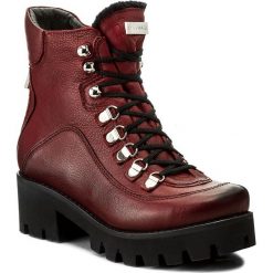 Botki EVA MINGE - Milagros 2X 17SM1372230EF 134. Czerwone buty zimowe damskie marki Eva Minge, ze skóry, na obcasie. W wyprzedaży za 259,00 zł.