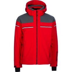 Softshellowa kurtka narciarska w kolorze czerwonym. Czerwone kurtki sportowe męskie s, z tkaniny, narciarskie. W wyprzedaży za 489,95 zł.