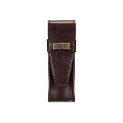 SKÓRZANE ETUI NA PIÓRO/PIÓRNIK SOLIER SA12 BORDOWY. Czerwone etui męskie Solier, ze skóry. Za 39,00 zł.