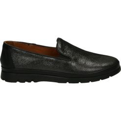 Mokasyny - 159239 BLACK. Żółte mokasyny damskie marki Venezia, ze skóry. Za 249,00 zł.