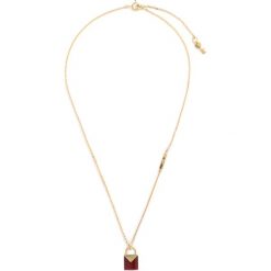 Naszyjnik MICHAEL KORS - Padlock Pendant MKC1039AD710 Gold Red. Żółte naszyjniki męskie Michael Kors, metalowe. W wyprzedaży za 529,00 zł.