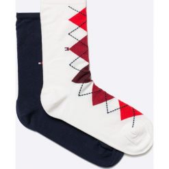 Tommy Hilfiger - Skarpetki (2-pack). Szare skarpetki damskie TOMMY HILFIGER, z bawełny. W wyprzedaży za 29,90 zł.