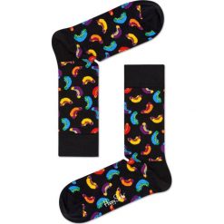 Happy Socks - Skarpety Hot Dog. Czarne skarpetki męskie marki Happy Socks, z bawełny. W wyprzedaży za 29,90 zł.