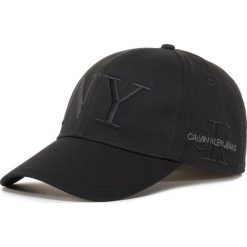 Czapka z daszkiem CALVIN KLEIN JEANS - Ckj Cap 45 K50K505867 BD. Czarne czapki damskie Calvin Klein Jeans, bez wzorów, z bawełny. Za 179,00 zł.