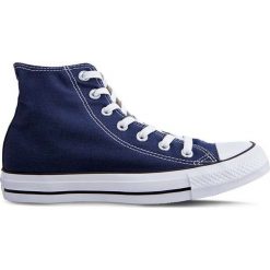 Granatowe Stylowe Wysokie Trampki Converse All Star M9622. Niebieskie trampki i tenisówki damskie Molly.pl, bez wzorów, z gumy, bez zapięcia. Za 299,00 zł.