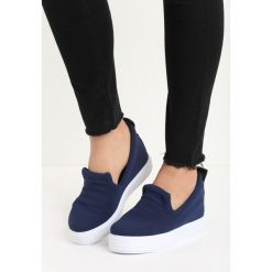Sneakersy damskie: Granatowe Sneakersy Libra