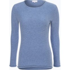 Marie Lund - Sweter damski z czystego kaszmiru, niebieski. Niebieskie swetry klasyczne damskie Marie Lund, s, z dzianiny. Za 399,95 zł.