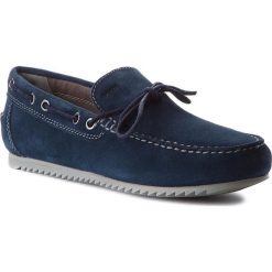 Mokasyny GEOX - U Shark A U82Q5A 00022 C4000 Blue. Niebieskie mokasyny męskie Geox, z materiału. W wyprzedaży za 289,00 zł.