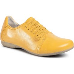 Półbuty JOSEF SEIBEL - Fiona 68 87268 971 800 Gelb. Żółte półbuty damskie Josef Seibel, bez wzorów, ze skóry, bez obcasa, na płaskiej podeszwie, bez zapięcia. Za 349,00 zł.